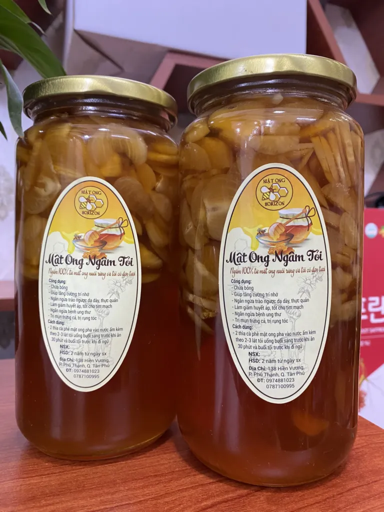 Tỏi ngâm mật ong điều trị cảm cúm