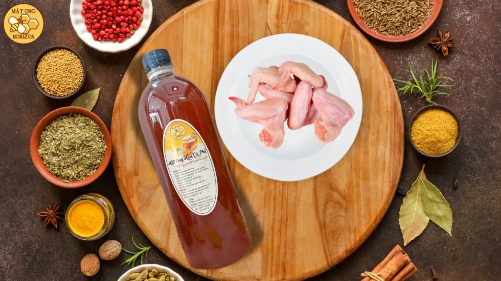 Nguyên liệu làm cánh gà nướng mật ong