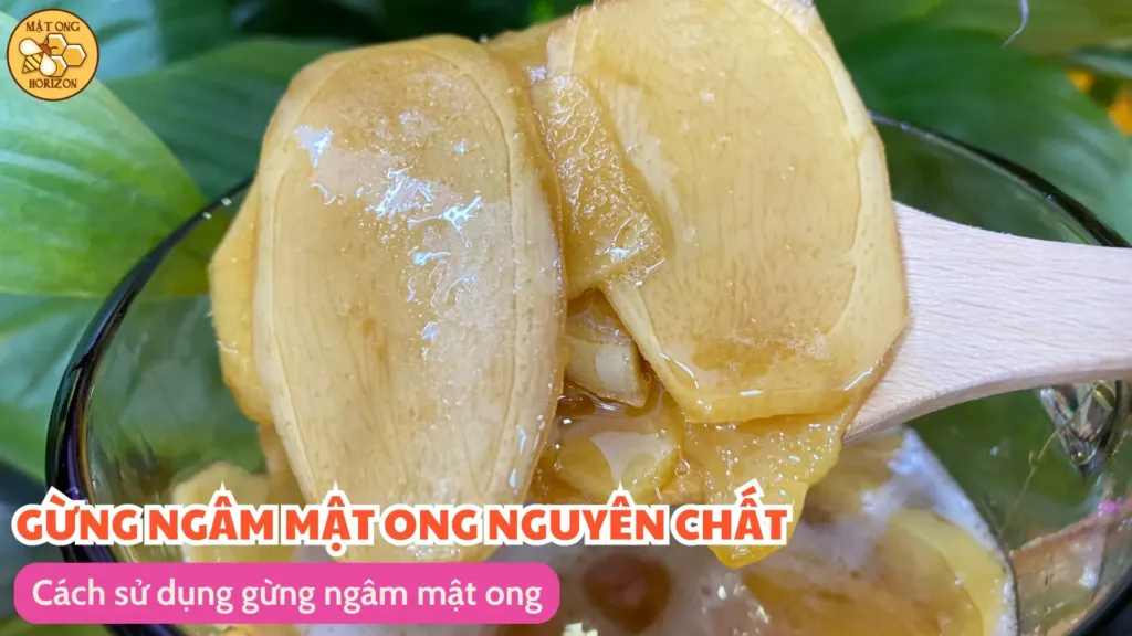 Cách sử dụng gừng ngâm mật ong