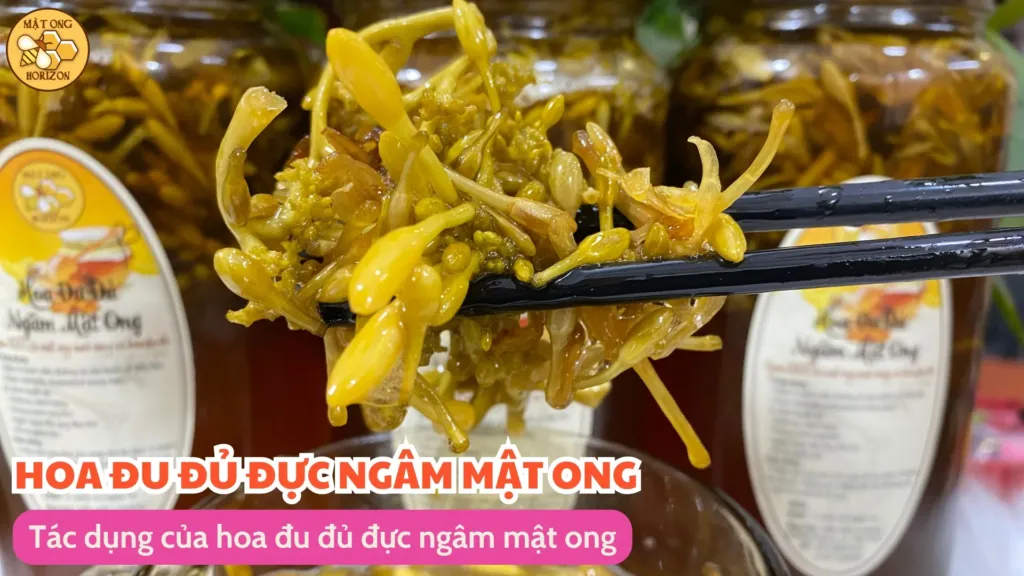 Tác dụng của hoa đu đủ đực ngâm mật ong