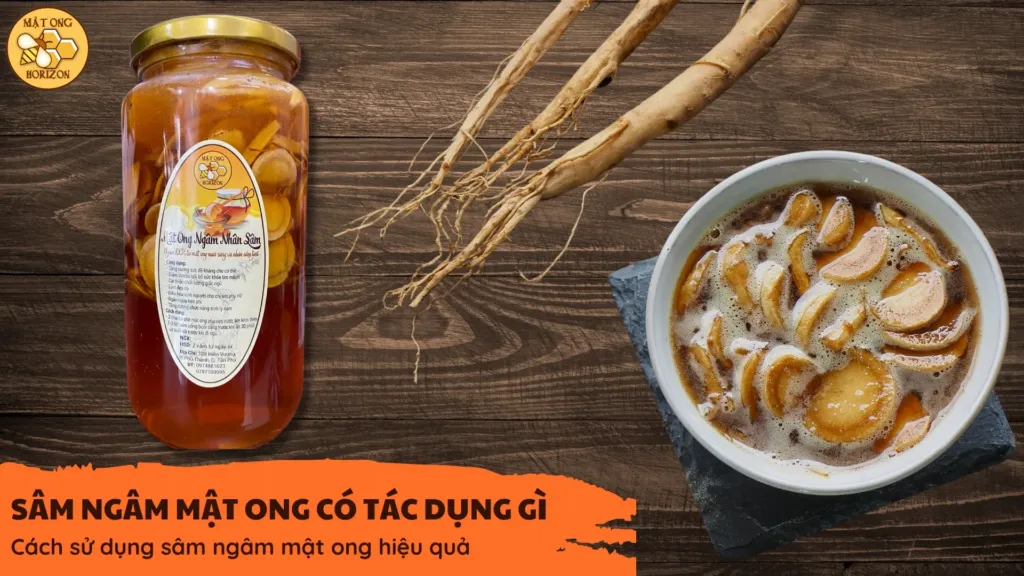 Cách sử dụng sâm ngâm mật ong hiệu quả