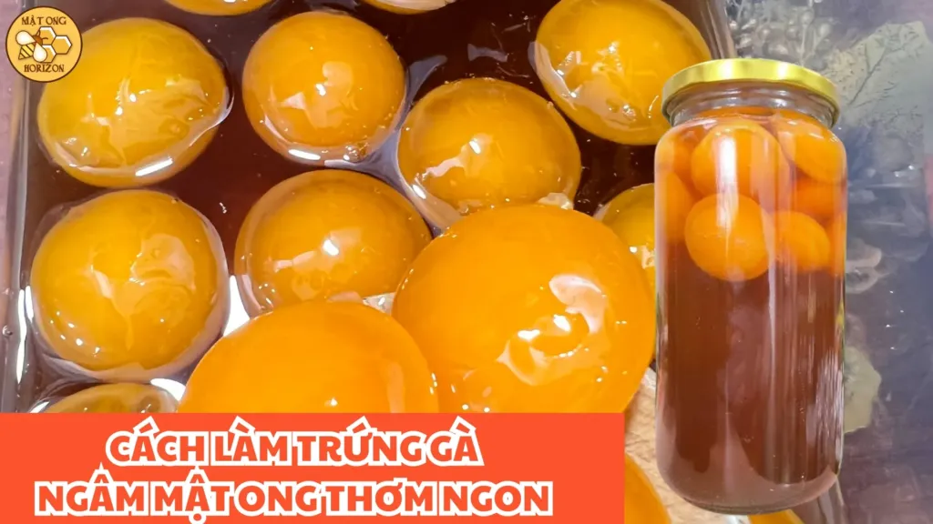 Cách làm trứng gà ngâm mật ong thơm ngon không tanh – công thức đơn giản dễ làm