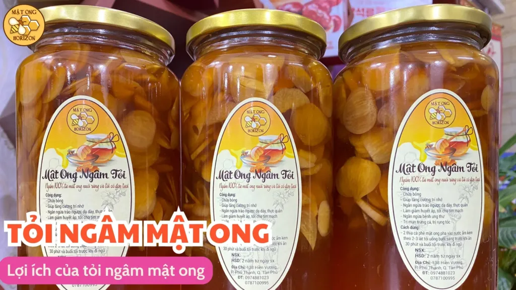 Lợi ích của tỏi ngâm mật ong