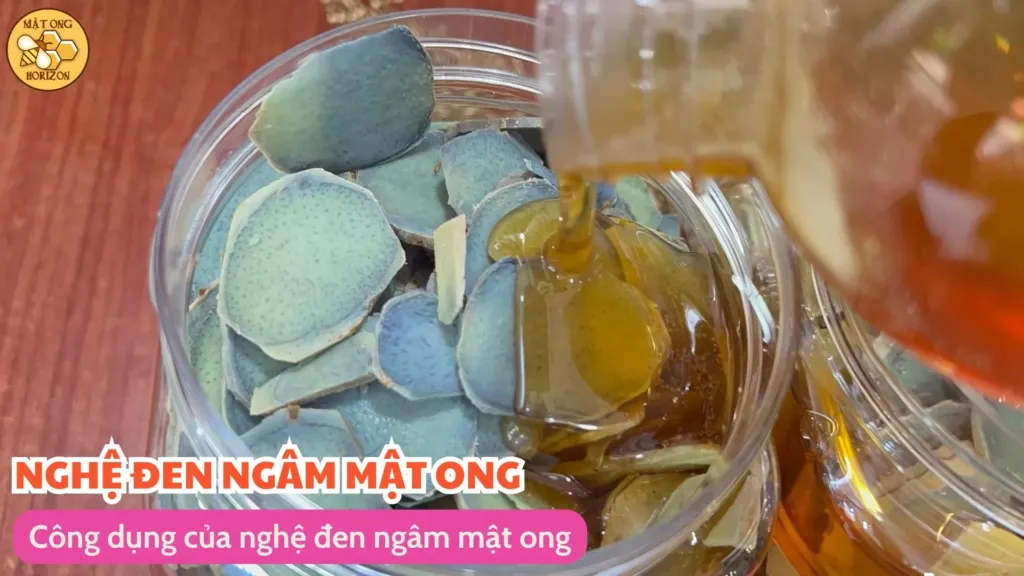 Công dụng của nghệ đen ngâm mật ong