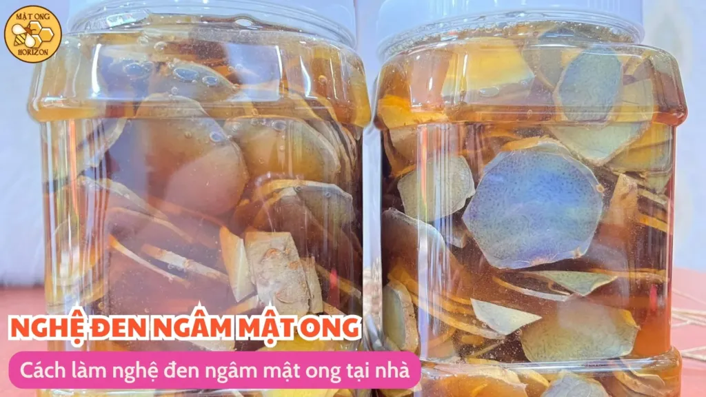 Cách làm nghệ đen ngâm mật ong tại nhà