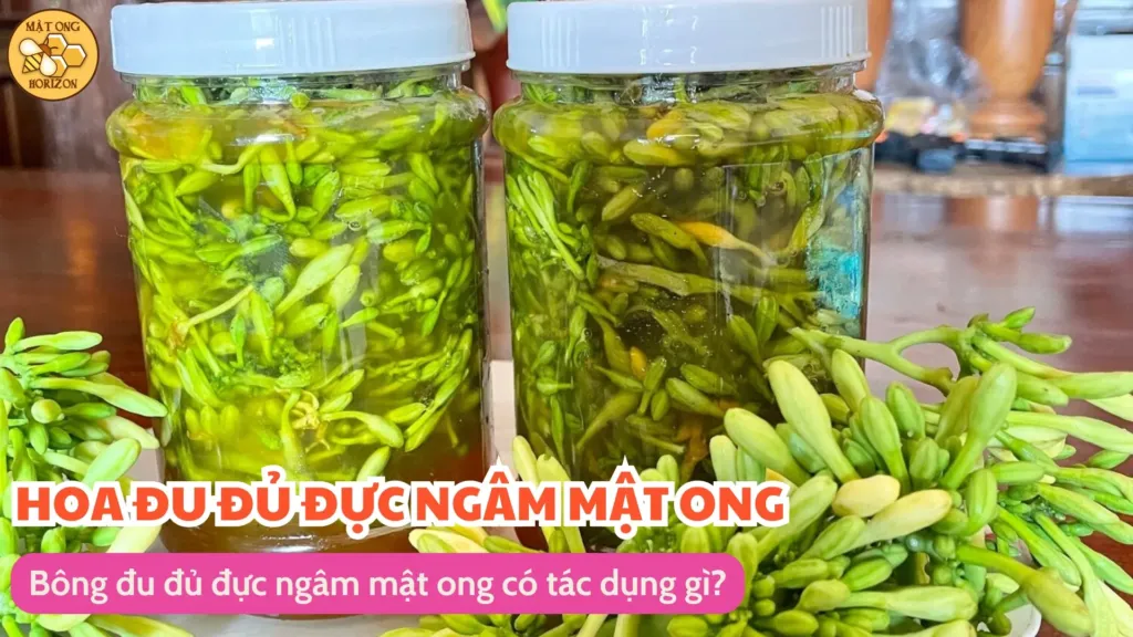 Bông đu đủ đực ngâm mật ong có tác dụng gì?