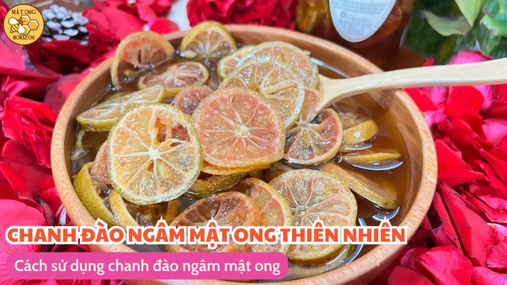 Cách sử dụng chanh đào ngâm mật ong