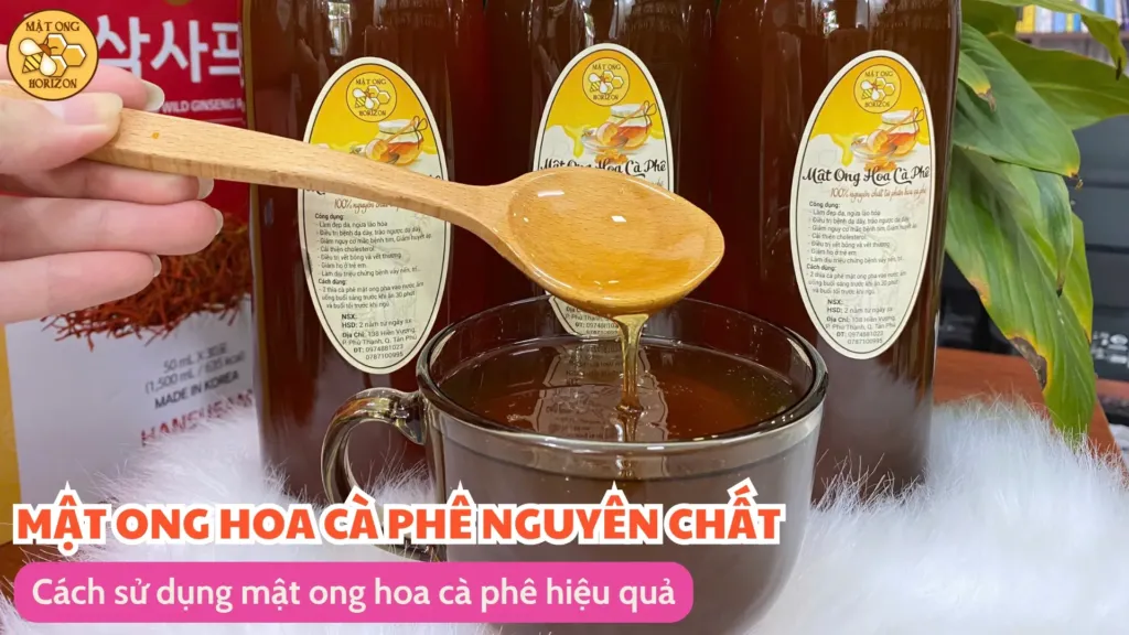 Cách sử dụng mật ong hoa cà phê hiệu quả