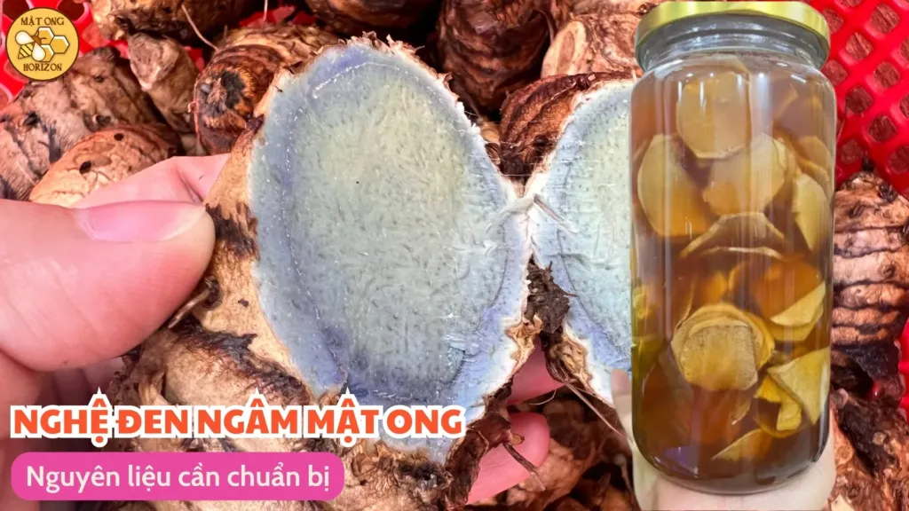 Cách làm nghệ đen ngâm mật ong: Lợi ích tuyệt vời cho sức khỏe 9 Nguyên liệu cần chuẩn bị