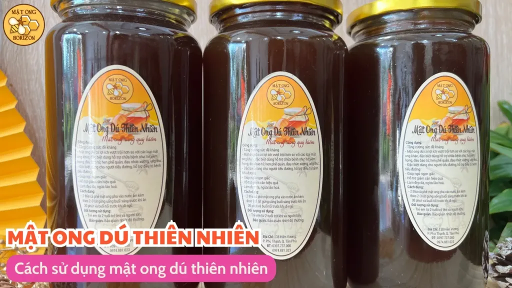 Cách sử dụng mật ong dú thiên nhiên
