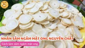 Cách làm sâm ngâm mật ong